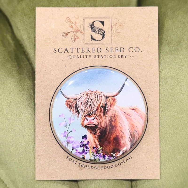 Highland Cow Large Magnet
