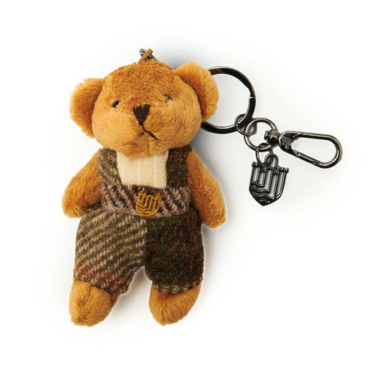 Islander UK Teddy Bear Keyring in Earth Tartan