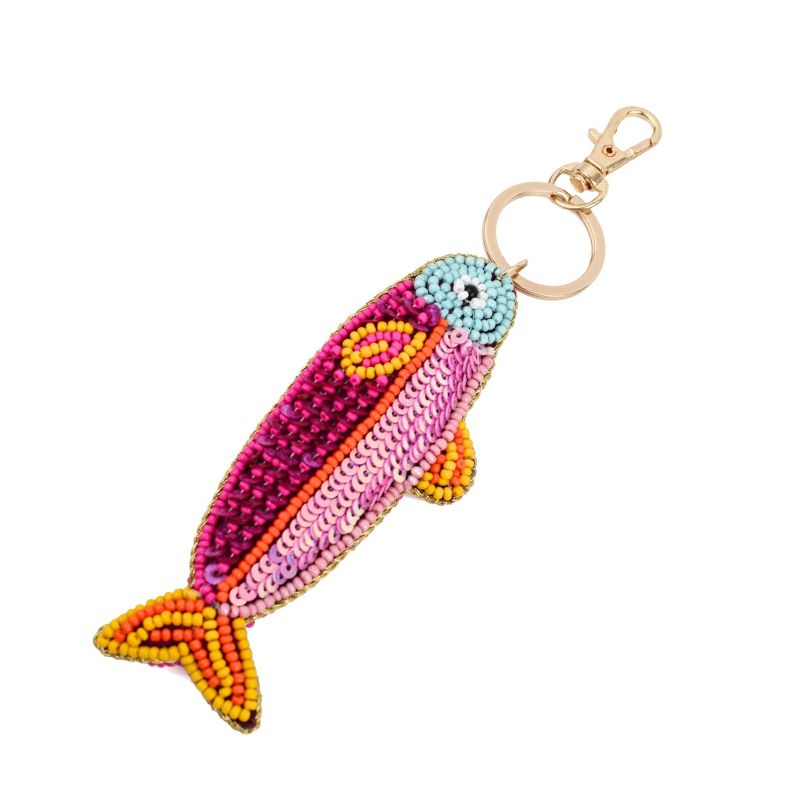 My Doris Pink Fish Keyring/Bag Charm