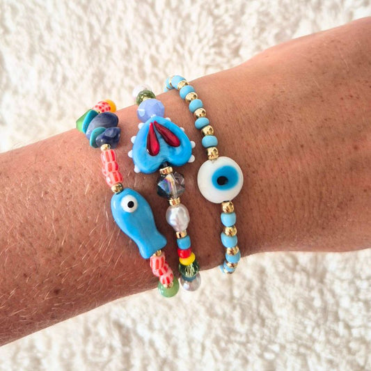 Coastal Romance 3 Piece Bracelet Set