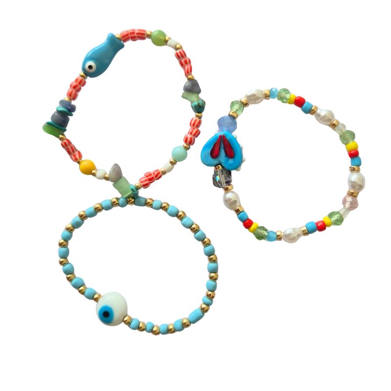 Coastal Romance 3 Piece Bracelet Set