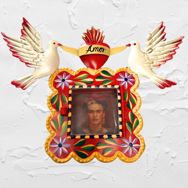 Frida Nicho with Pair of Doves