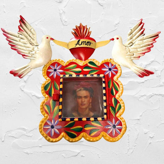 Frida Nicho with Pair of Doves