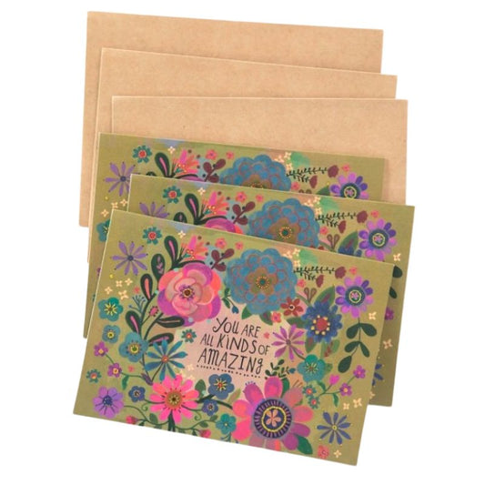 You Are Amazing - Green Floral