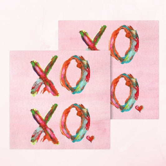 XOXO Cocktail Napkin