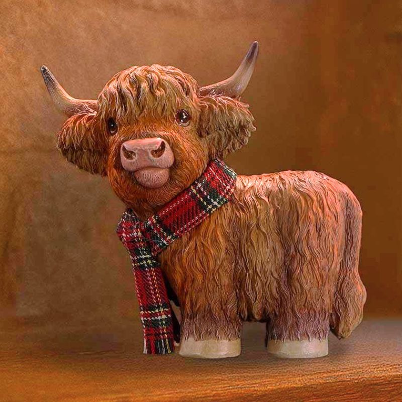 Highland Cow Figurine