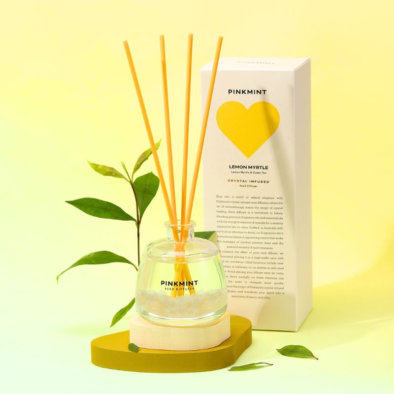 Lemon Myrtle Reed Diffuser Crystal Infused  