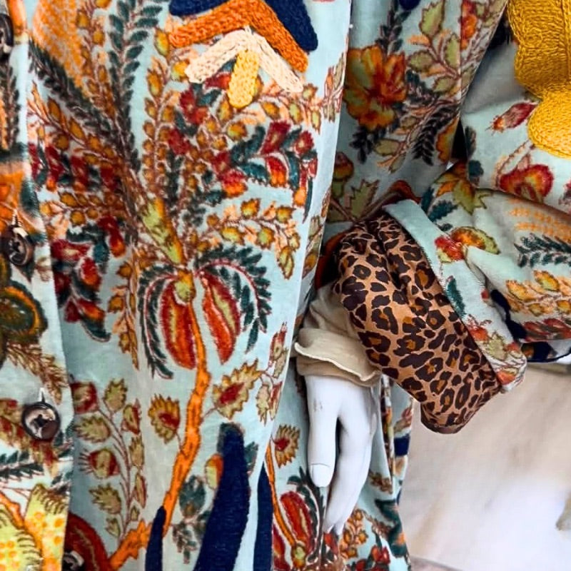 Lily Loves Flowers Velvet Jacket by ToutVintage