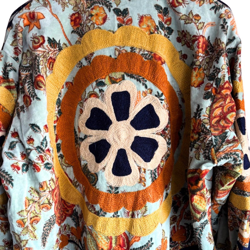 Lily Loves Flowers Velvet Jacket by ToutVintage