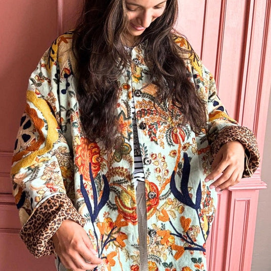 Lily Loves Flowers Velvet Jacket by ToutVintage
