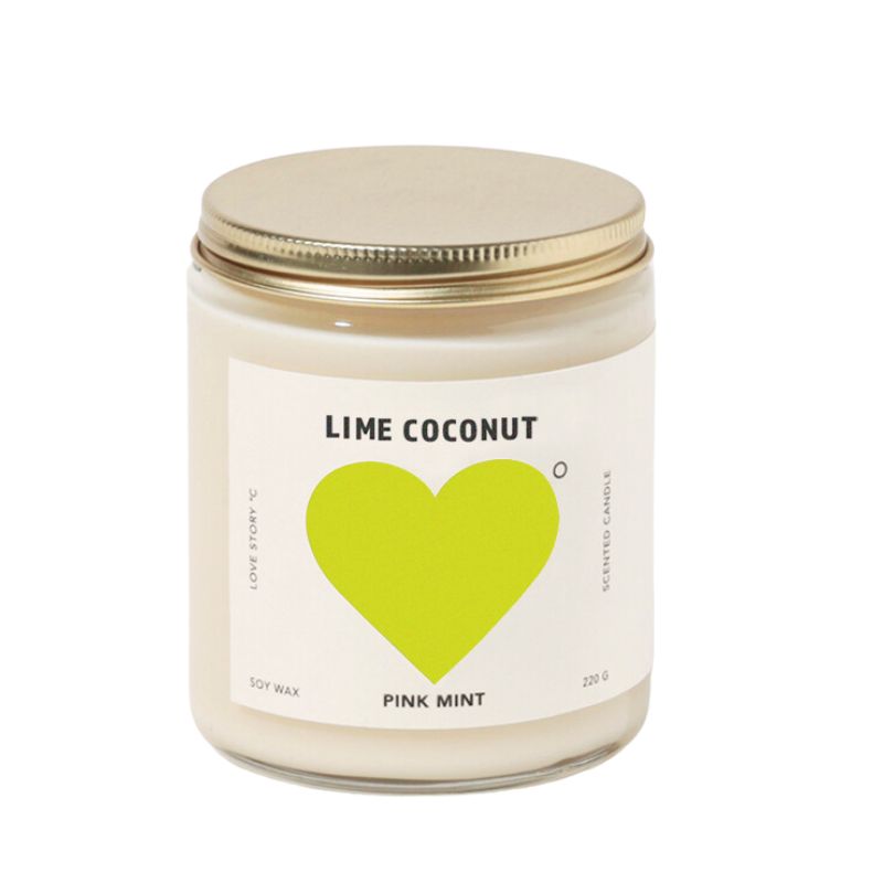 Lime Coconut Soy Candle