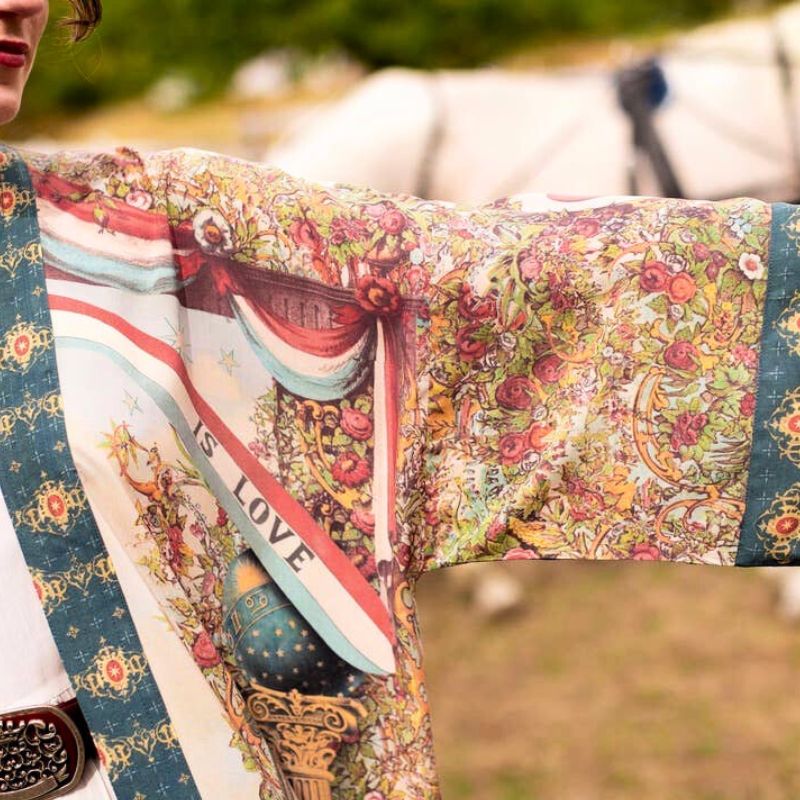 Love Revolution Long Duster Kimono