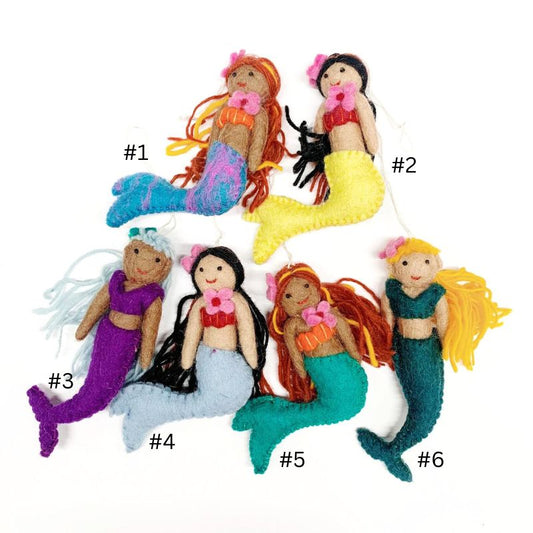 Little Mermaids Hand-Made with Love & Felt
