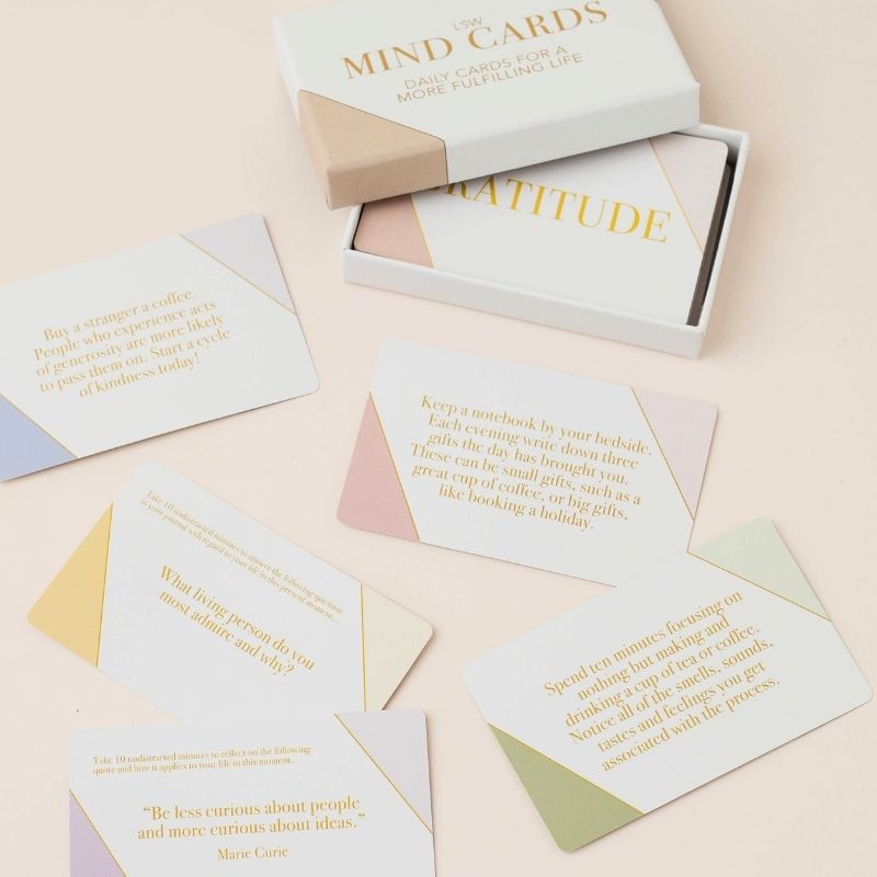 LSW Mind Cards - Daily Mindfulness and Self Care Prompts