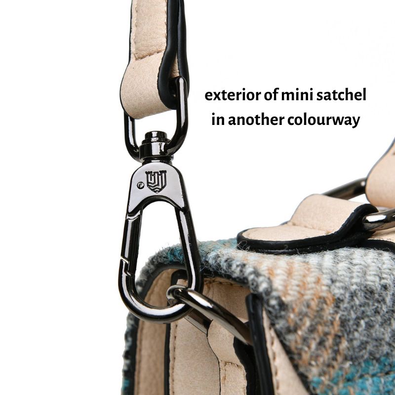 Islander UK Mini Satchel in Fuchsia Tartan