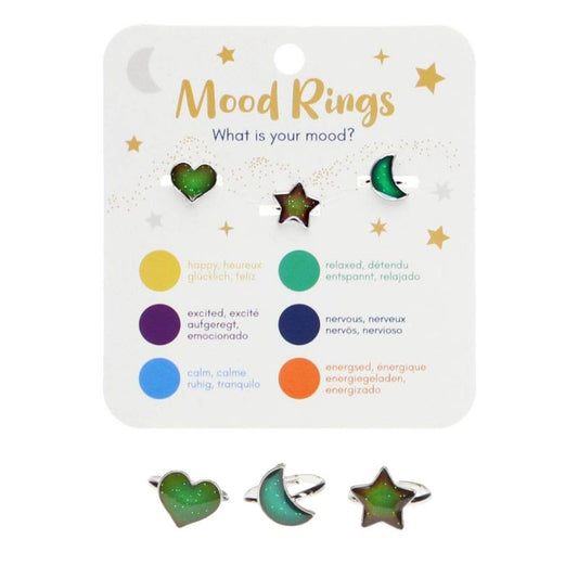 Rex London Mood Rings - Set of 3
