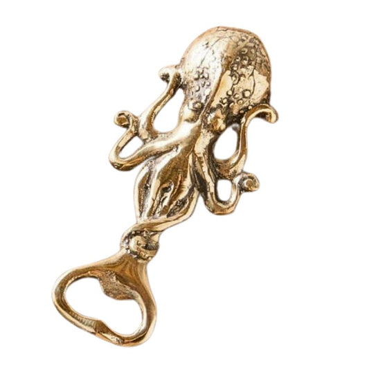 Brass Bottle Opener - Octopus