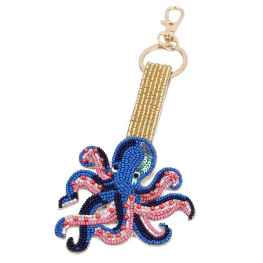 My Doris Beaded Octopus Keyring/Bag Charm