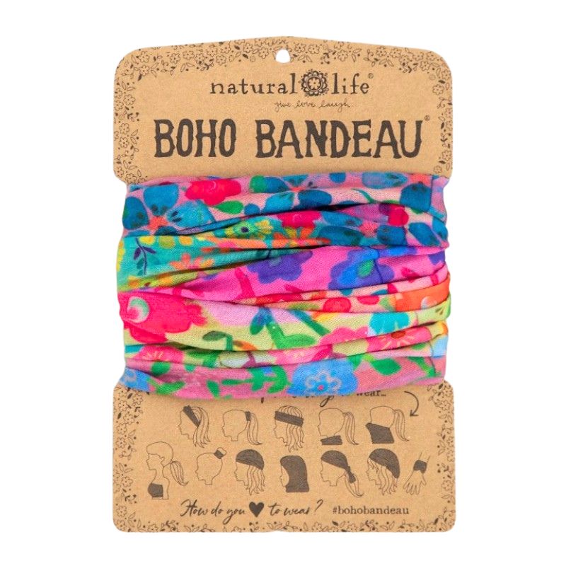 Bohemian Bandeau in Rainbow Floral