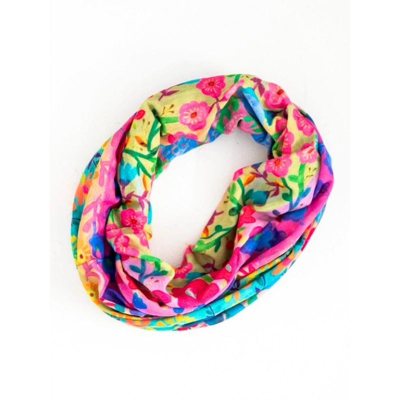 Bohemian Bandeau in Rainbow Floral