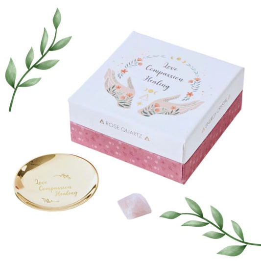 Empowering Energy Boxed Crystal Gift Set - Rose Quartz