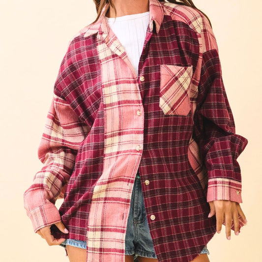 Ruby Rose Plaid Flannel Shirt