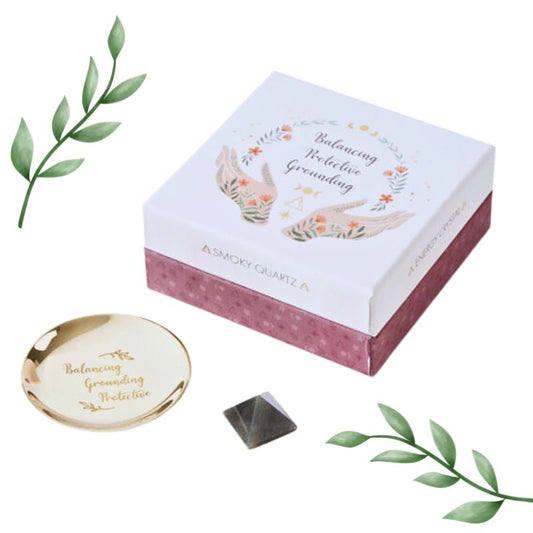 Empowering Energy Boxed Crystal Gift Set - Smokey Quartz