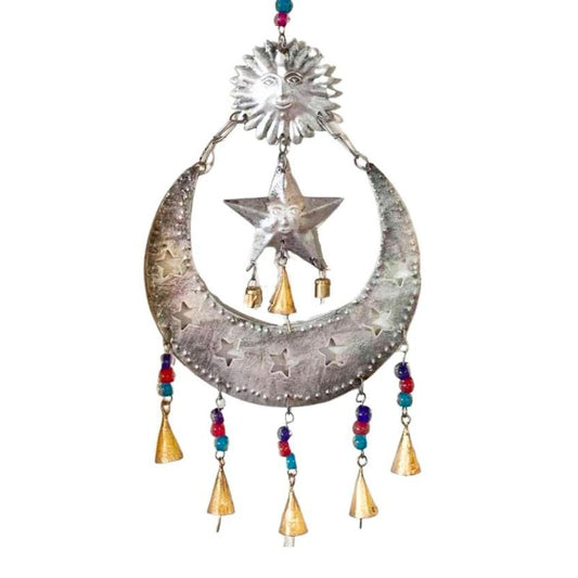 Hanging Sun, Moon & Stars Wind Chime