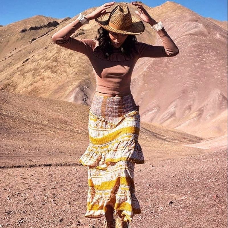 Smocked Waist Sunshine Skirt