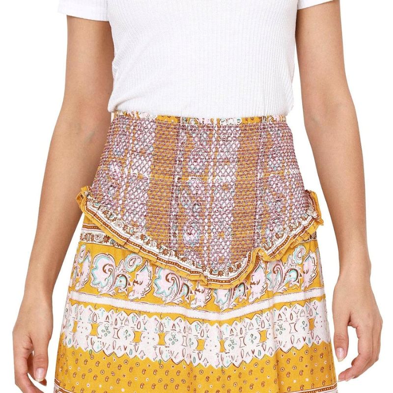 Smocked Waist Sunshine Skirt