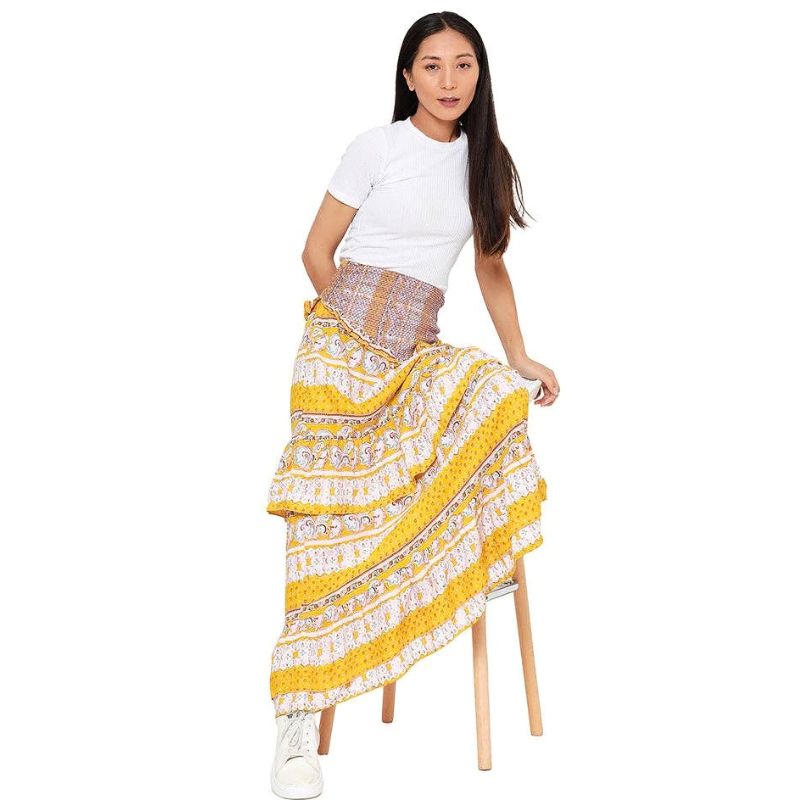 Smocked Waist Sunshine Skirt