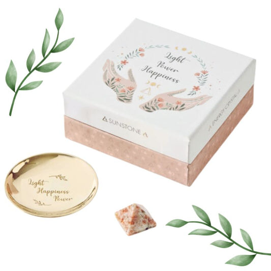 Empowering Energy Boxed Crystal Gift Set - Sunstone