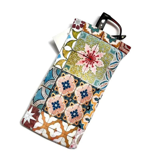 Anna Chandler Velvet Glasses Case - Tangiers