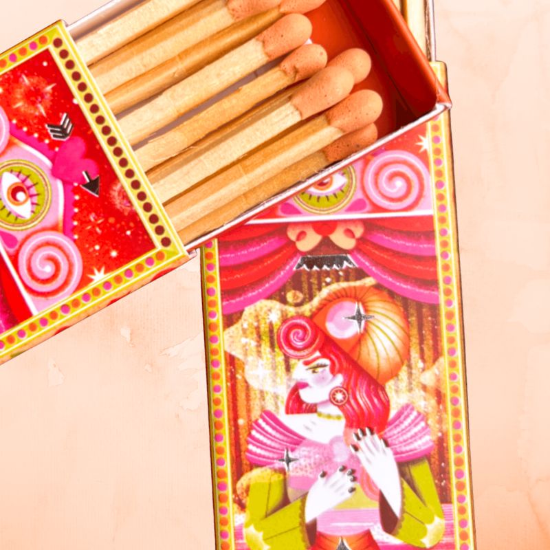 Meltdown Studio Mystic Fortune Teller Decorative Long Matches