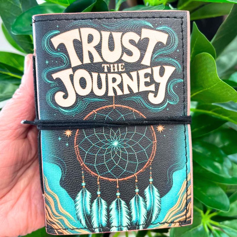 Inspire Me Little Leather Journal - Trust The Journey