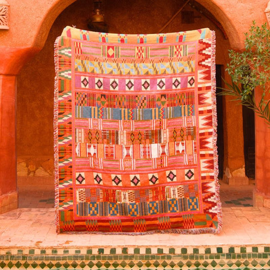 The Opblue Throw Rug - Inspired by Kenya, Created to Give Back