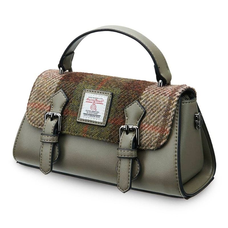 Islander UK Victoria Satchel in Earth Tartan