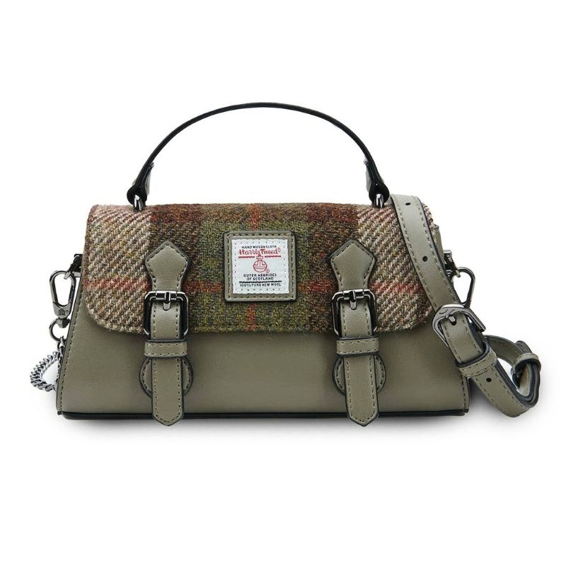 Islander UK Victoria Satchel in Earth Tartan