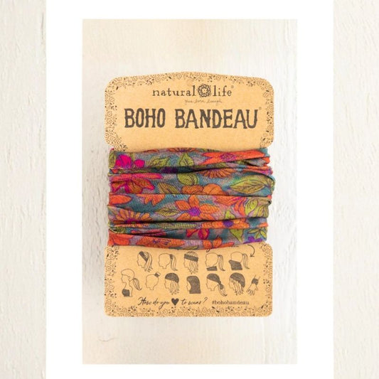 Bohemian Bandeau in Floral Watercolours