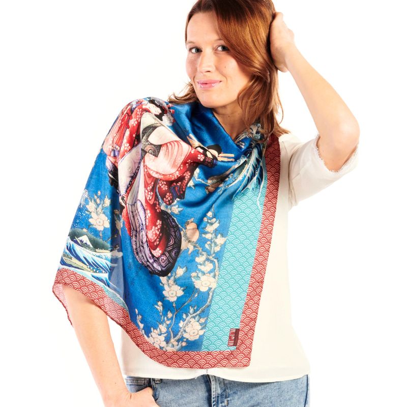 The Great Wave Scarf by Dub & Drino