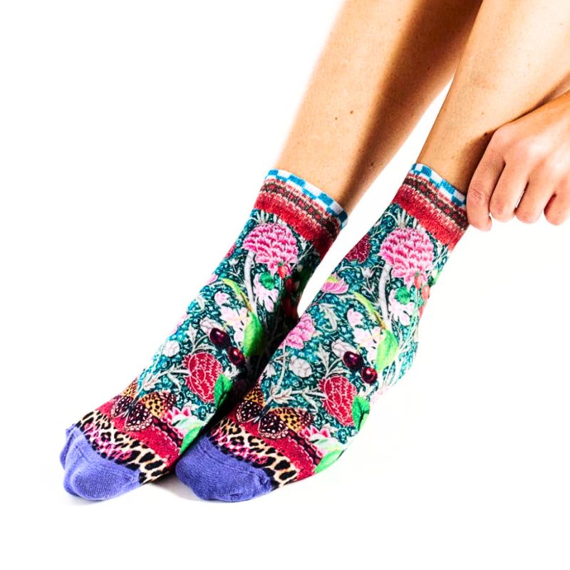 Wild Strawberry Ankle Socks by Dub & Drino