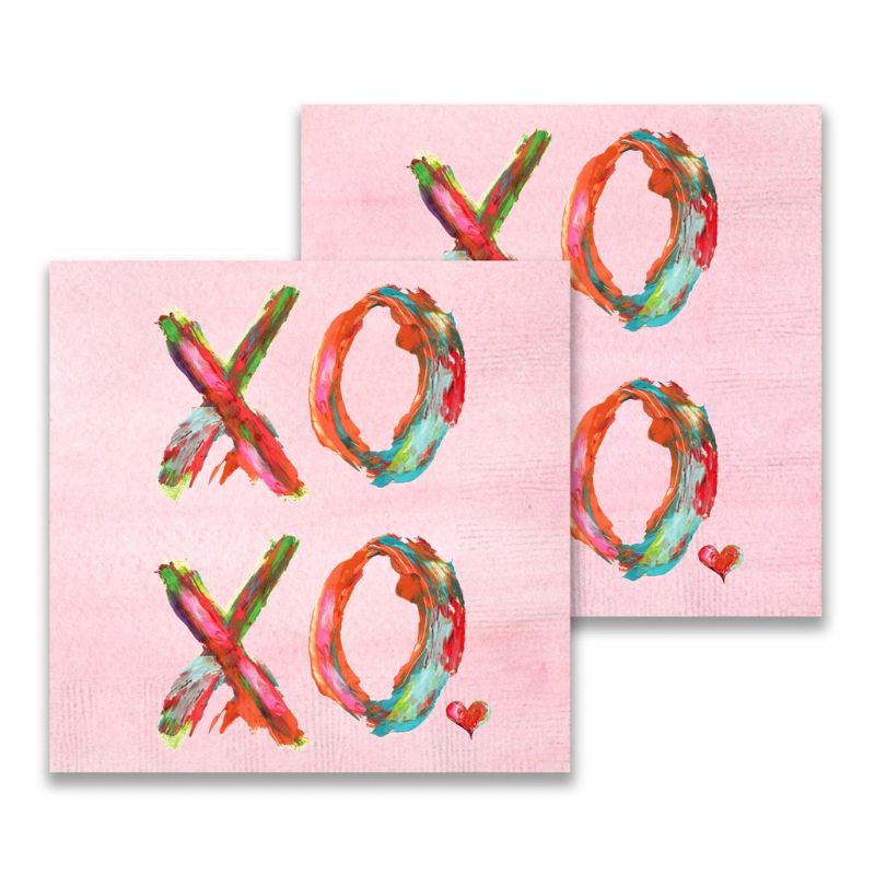 XOXO Cocktail Napkin