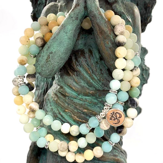 Amazonite 108 Mala - Stone of Hope