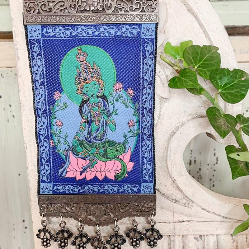 Green Tara Tapestry